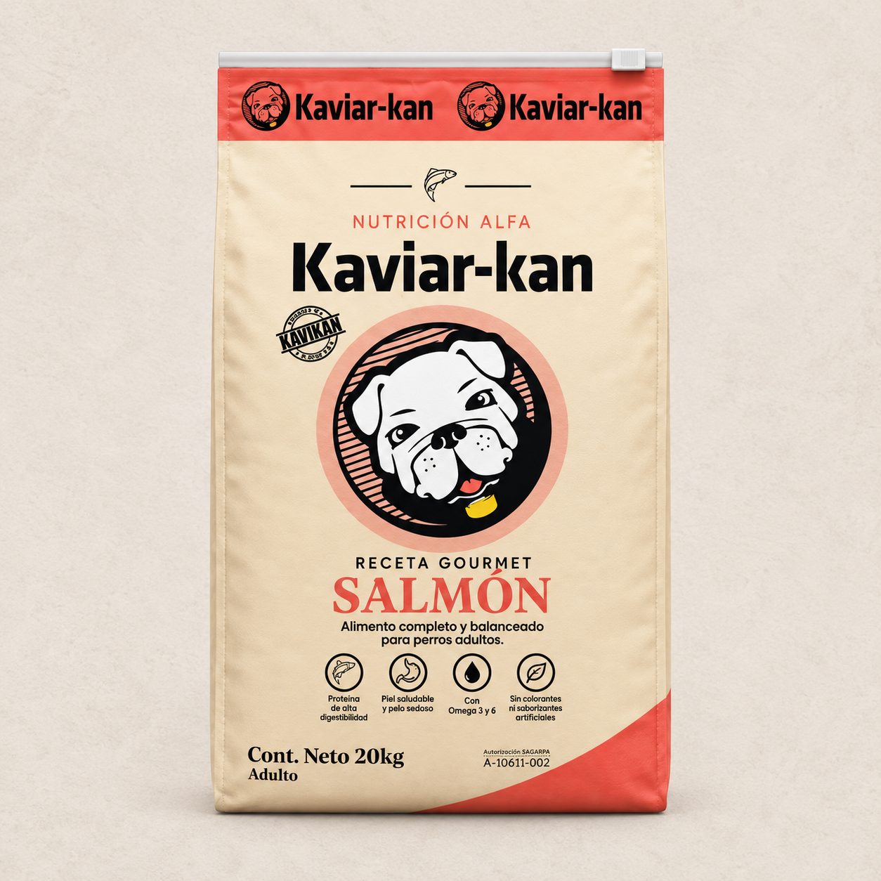 Empaque Kaviar Kan Adulto Salmón Salvaje de Alaska